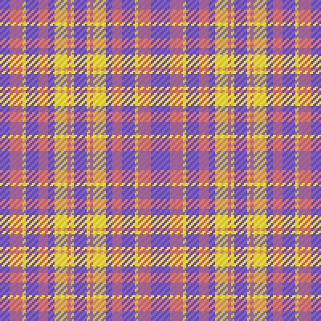 Geruite patroon vector textuur textiel achtergrond tartan naadloze stof check