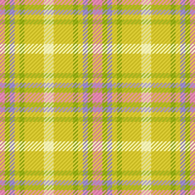 Geruite textielstof Tartan patroon achtergrond Naadloze textuur check vector