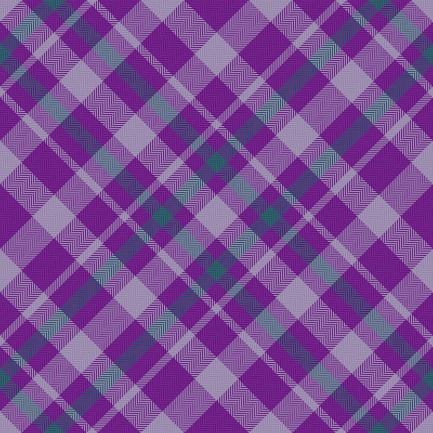 Geruite textuur naadloze Tartan ruitpatroon Textiel achtergrond stof vector