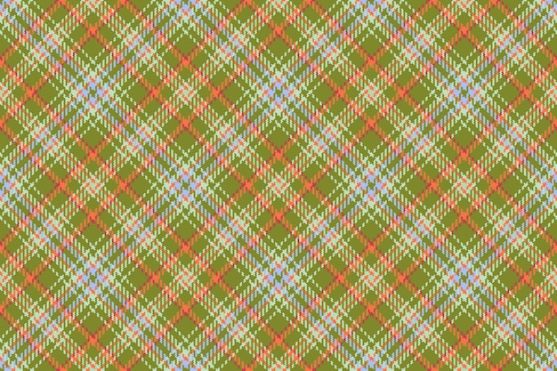 Geruite textuur naadloze vector patroon stof textiel check tartan achtergrond