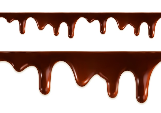 Gesmolten chocolade naadloze vector