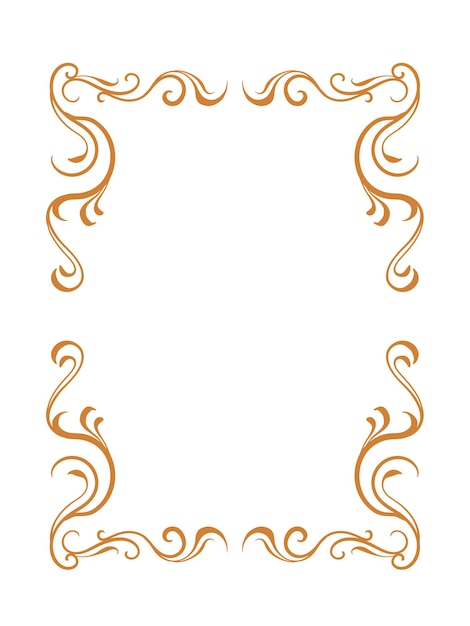 gesneden klassieke stijl vector bruiloft ornament