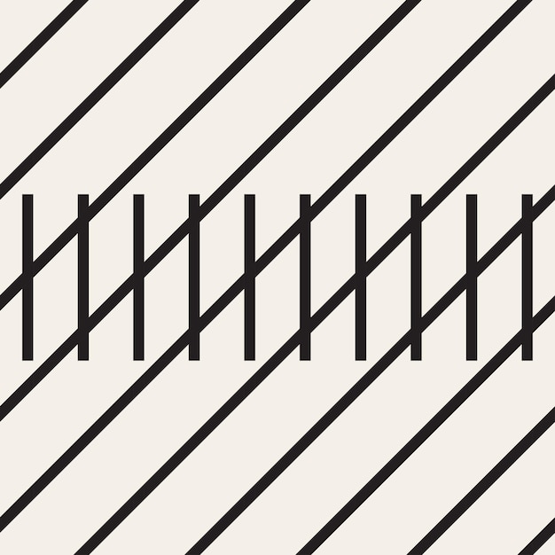 Vector gestreept geometrisch naadloos patroon vector creatieve achtergrond