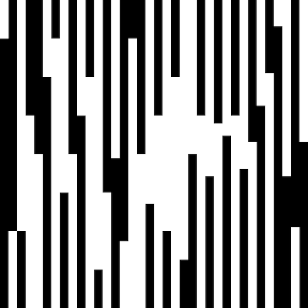 Gestreept patroon naadloze zwart-wit textuur
