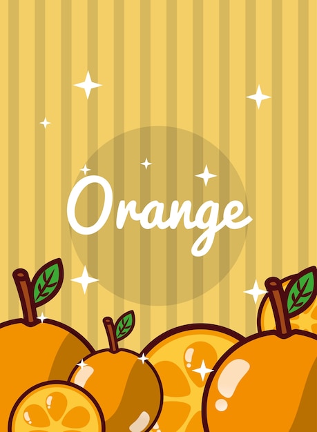 Gestreepte lichte achtergrond verse natuurlijke vruchten oranje