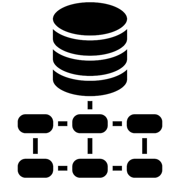 Gestructureerde data vector illustratie stijl