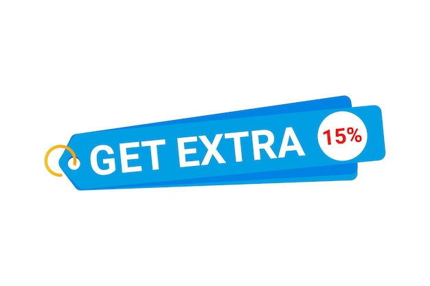 Get Extra 15 percent Vector element