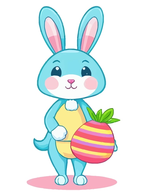 Get festive with our Easter bunny eggs vector art An adorable design for your holiday projects