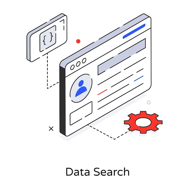 Get an isometric icon of site development