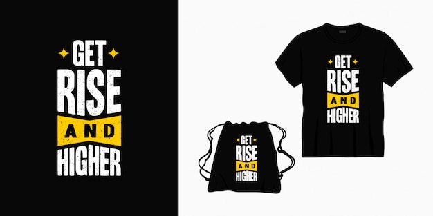 Tシャツ、バッグ、または商品のタイポグラフィレタリングデザインの登場