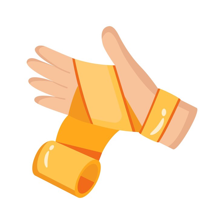 Vector get this amazing icon of hand injury in trendy flat style
