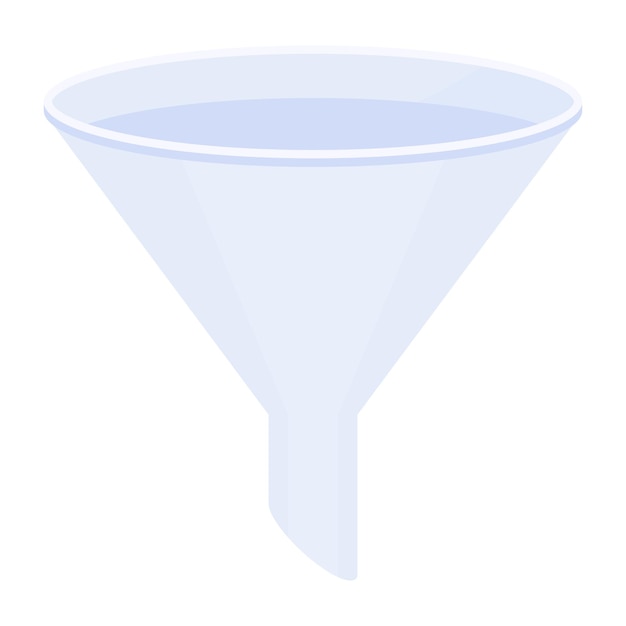 Get this flat icon of funnel 