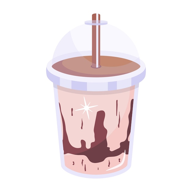 Get this flat icon of juice