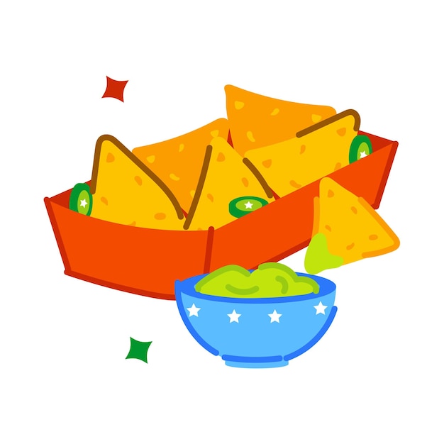 get this flat sticker of nacho sauce