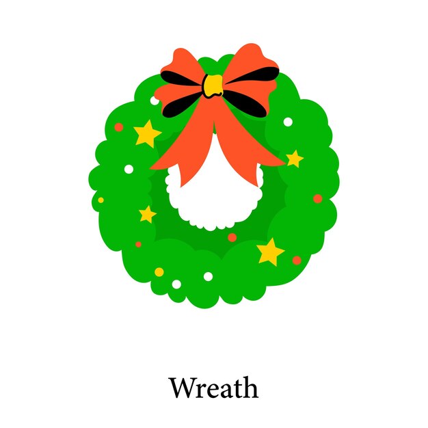 Get your hands on wreath flat sticker