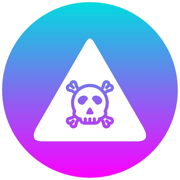 Gevaarlijke vector pictogram kan worden gebruikt voor Lab pictogram