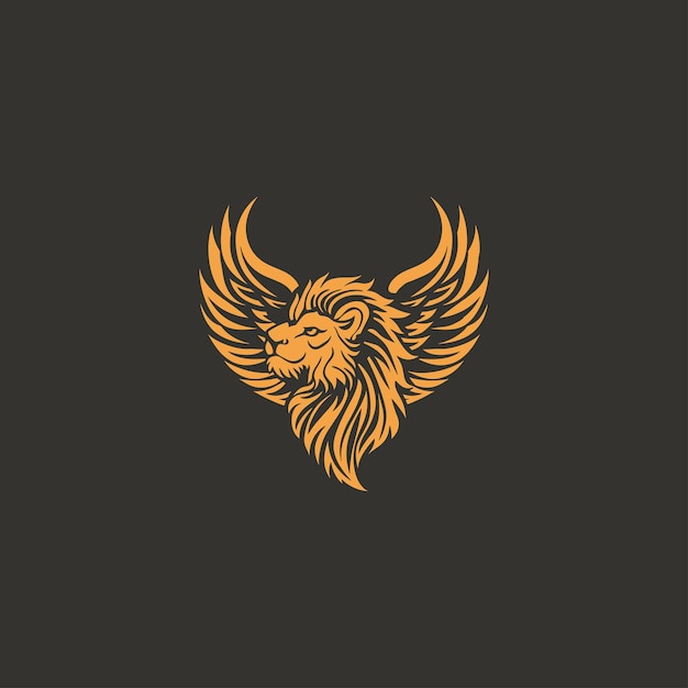 gevleugelde leeuw of griffin ontwerp vector illustratie