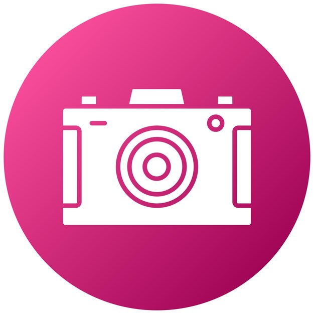 Gevorderde stijl van het icoon van de camera
