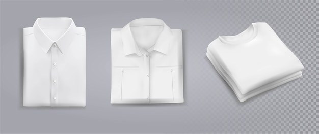 Gevouwen shirts