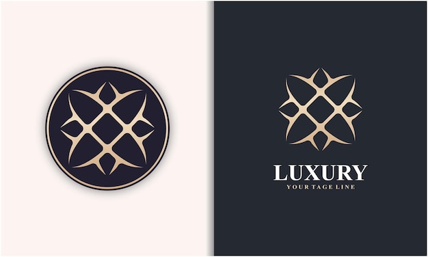 Vector geweldig luxe logo