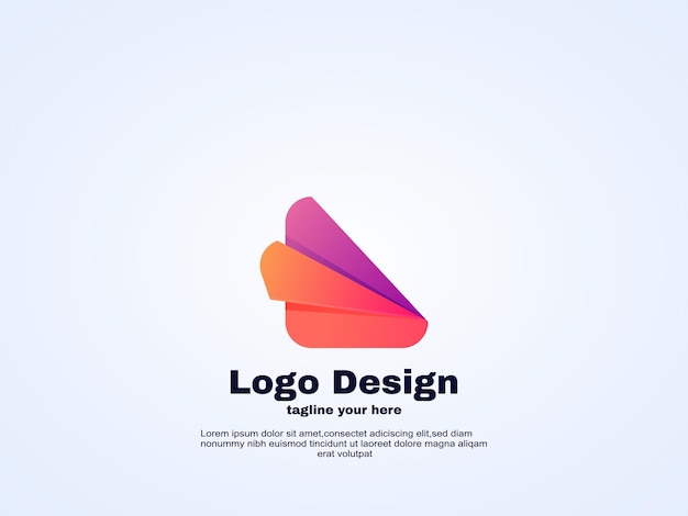 geweldig vleugel logo icoon materiaal ontwerp vector