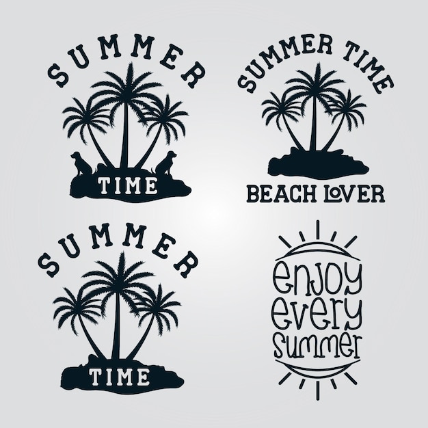 Geweldig zomer strand t-shirt ontwerp