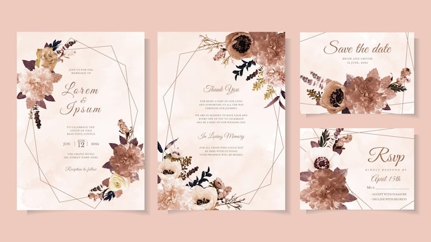 Geweldige luxe bloemen botanische banner achtergrond bloeiende bloemen