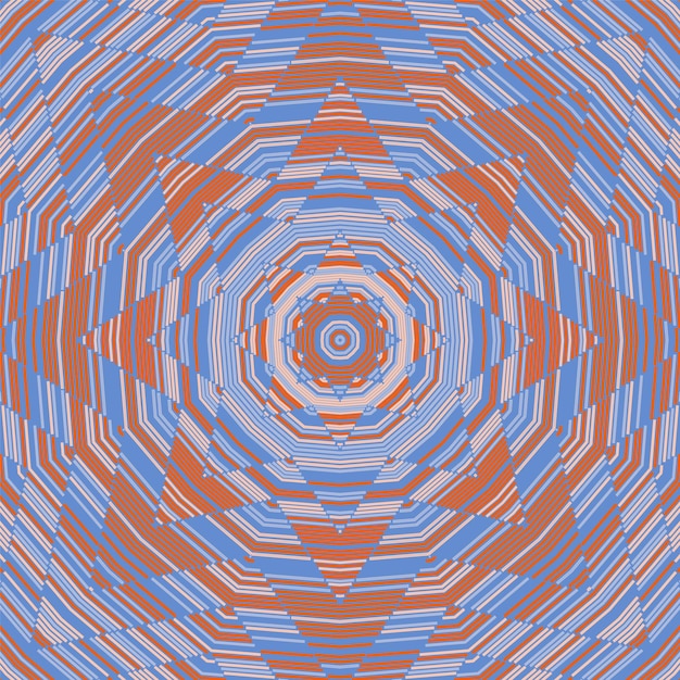 Geweven garen mandala vector naadloze patroon Geometrische sieraad d