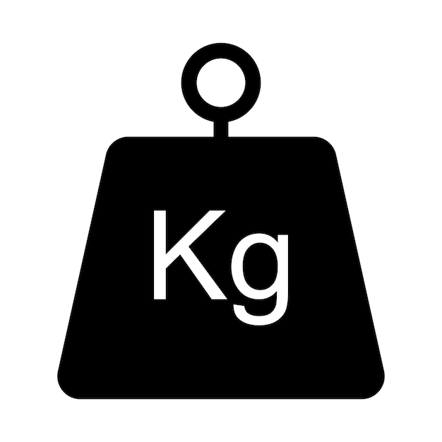 Gewicht pictogram vector