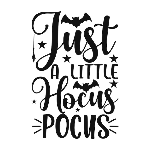 gewoon een beetje hocus pocus SVG-ontwerp