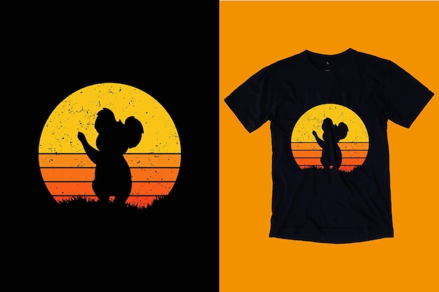 Gewoon een meisje dat dol is op koala's t-shirt design