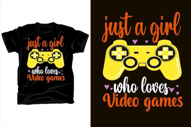 Gewoon een meisje dat van t-shirts met videogames houdt