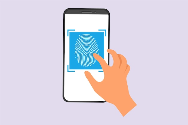 Gezichtsherkenning, spraakoutenticatie en retina-scanning, biometrisch authenticatieconcept