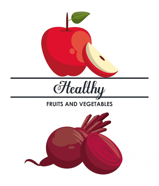 Gezond voedsel infographic concept