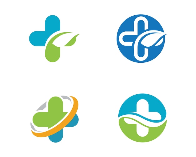 Gezondheid medische logo sjabloon