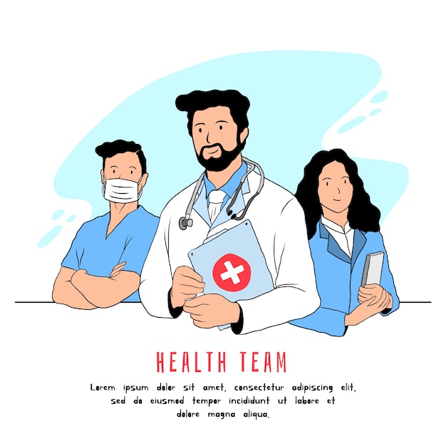 Gezondheid professioneel team