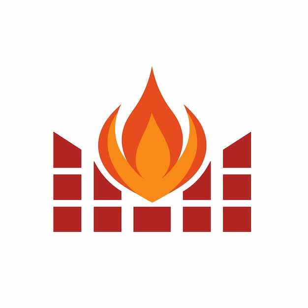 Vector gezondheids- en veiligheidsrisicobeoordeling gevuld met kleurrijk logo