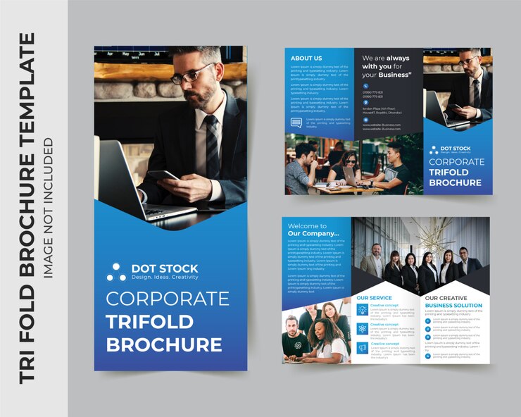 Gezondheidszorg en medische driebladige brochure ontwerpsjabloon