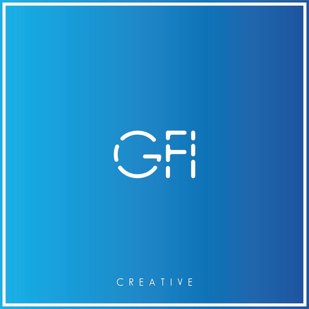 GFI Premium Vector laatste Logo Design Creatief Logo Vector Illustratie Monogram Minimaal Logo