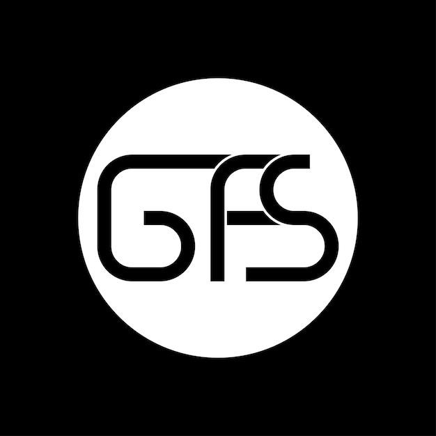 Gfs and pork combination logo concept