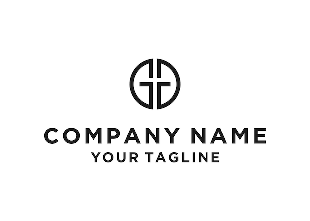 Gg-logo ontwerpsjabloon
