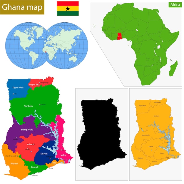 Ghana map