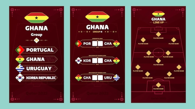 Ghana Set banner for social media Qatar 2022