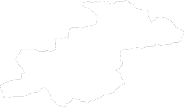 Vector ghor afghanistan outline map