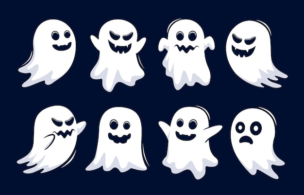 Ghost Cartoon Cute Halloween Collections