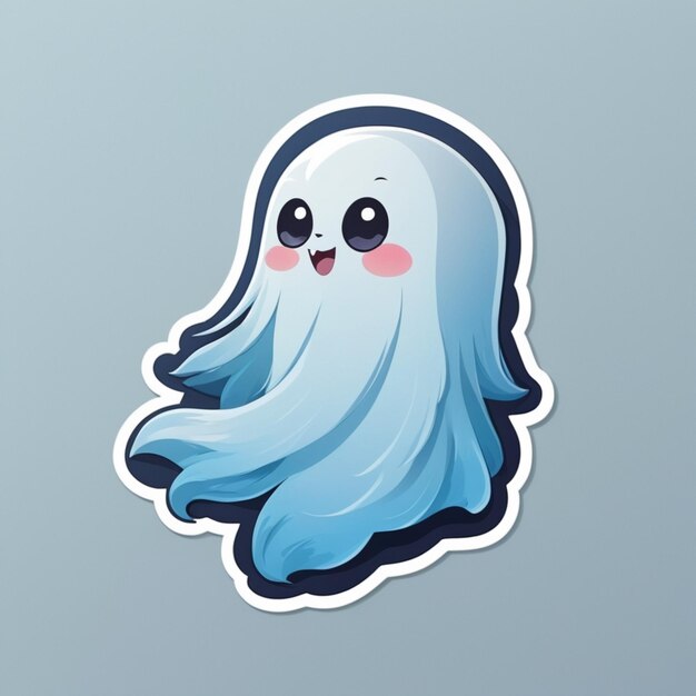 Vector ghost cartoon vector background