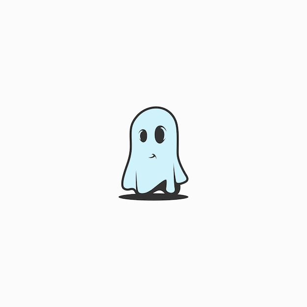 Vector ghost logo design template vector icon