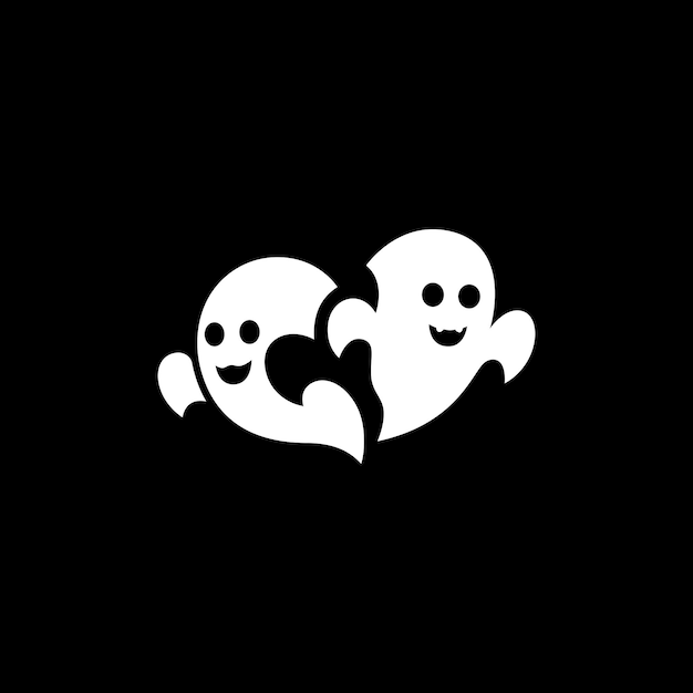 Ghost pictogram logo ontwerp