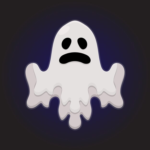 ghost vector illustration on white