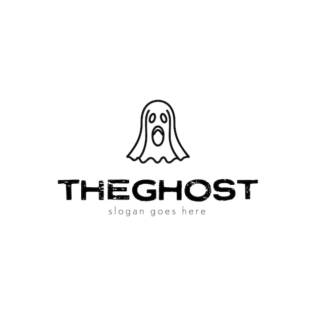 Vector ghost vector logo design